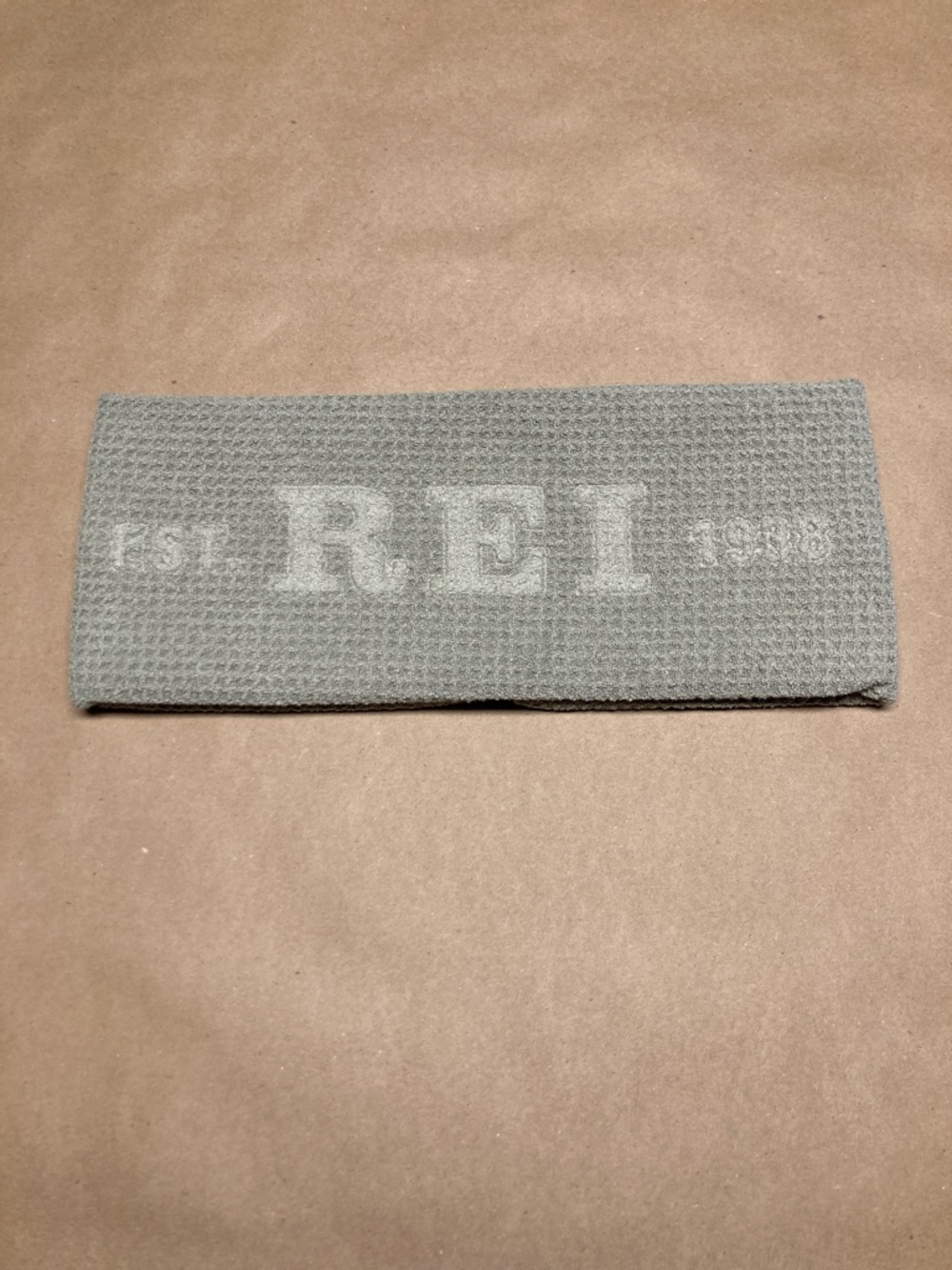 REI Co-op Sage Green Waffle Knit Multi Towel